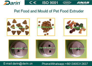 Equipo del extrusor del alimento para animales del gato de los pescados de perro/máquina, maquinaria de alimento para animales seca