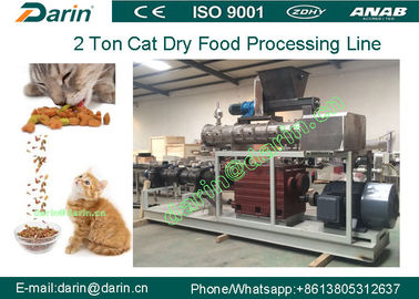 El equipo grande del extrusor del alimento para animales de Capcity de 2 toneladas, gato/pescado alimenta la máquina del extrusor
