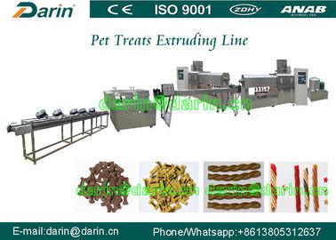 Equipos del extrusor de la comida de perro de la eficacia alta para la nutrición y la afición de la masticación
