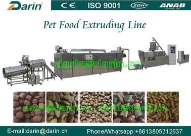 Persiga la máquina animal de la producción del extrusor del alimento para animales para el maíz, soja, comida de hueso