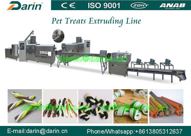 Máquina certificada ISO9001 del extrusor de solo tornillo del CE para el perro casero que mastica la barra