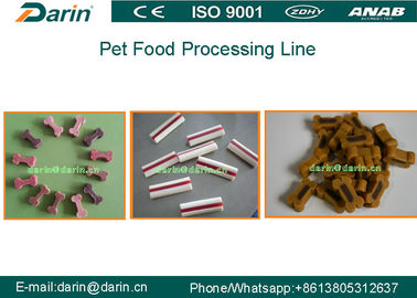 Máquina del extrusor de la comida de perro casero de Darin, equipo de proceso del alimento para animales del cuidado dental