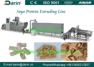 Tejido/cadena de producción vegetal del extrusor de los snacks de la proteína de la soja de la textura