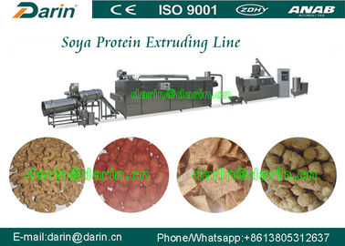 Funcionamiento profesional del establo de la máquina del extrusor de la comida de la proteína de la soja