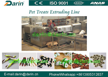 Línea de extrudado de los bocados del cuidado dental del extrusor de la comida de perro de la categoría alimenticia