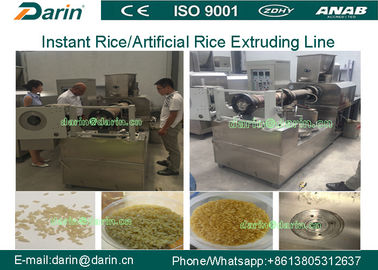 Máquina del extrusor de la comida/cadena de producción alimenticia artificial auto completa del arroz