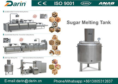 Barra soplada de alto rendimiento del cereal que hace la máquina, cadena de producción multifuncional de azúcar de la bola de arroz