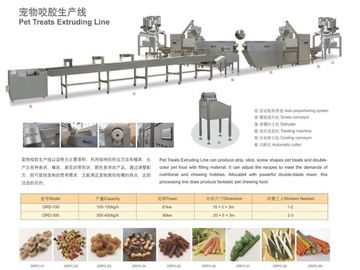 Extrusor largo 100-150kg de la comida de perro del funcionamiento por capacidad de la hora