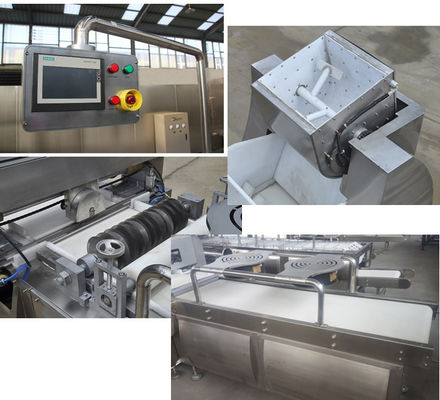 MK-75 Barras de cacahuete de corte de hacer máquina con Siemens PLC