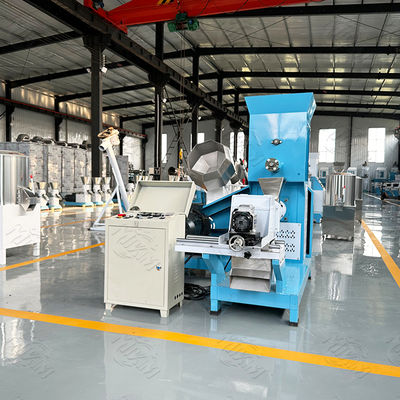 Extrusora de alimento para perros de doble tornillo con ISO, línea de producción de pellets de alimentación