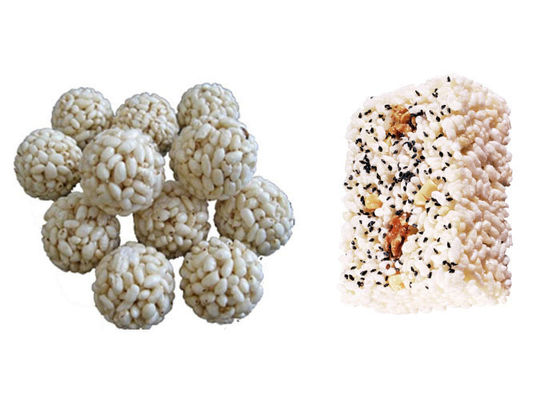 Bola del cereal DRC-65 que hace la máquina con el PLC de Siemens y la pantalla táctil