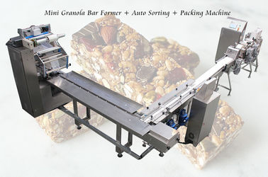 Categoría alimenticia 150m m 80pcs/Min Granola Bar Making Machine
