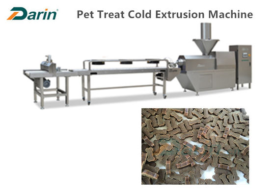 Cadena de producción desigual de alimento para animales equipo de fabricación de la comida de perro de 300-500kg/hr
