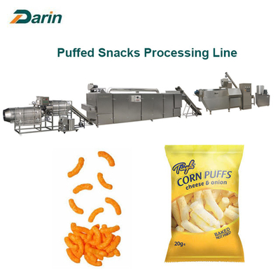 Los snacks soplaron máquina del extrusor de los bocados del maíz