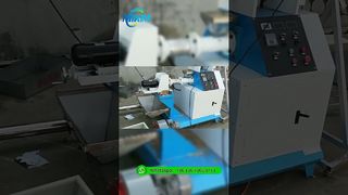 Prueba de línea de extrusión de pellets de alimento para perros de tipo seco de 40-150 kg/h en nuestra fábrica
