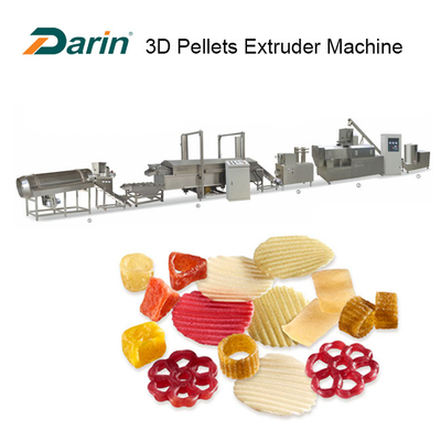3D granula la máquina 100-150kg/Hr del extrusor del bocado de la sartén