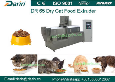 Línea de transformación automática completa del tornillo del doble de la comida para gatos máquina de la comida de perro