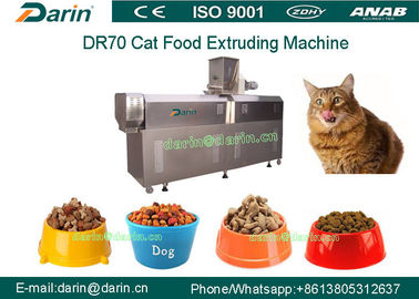 Los bocados multi de la comida para gatos de la función de DR70 SUS304 doblan la línea de transformación del tornillo