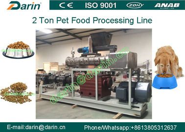 150kg/h - 500kg/h secan la comida de perro casero que hace la máquina para el trigo, arroz, maíz