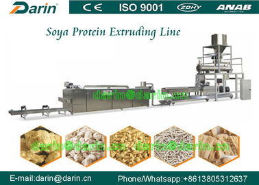 Línea de proceso texturizada de la máquina del extrusor de la soja con 150kg por hora