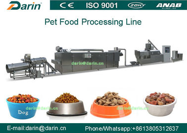 Cadena de producción automática profesional del extrusor del alimento para animales del perro con CE