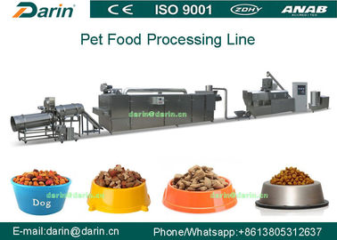 Línea de transformación del extrusor del alimento para animales/máquina secas del extrusor del animal doméstico