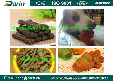 Máquina modificada para requisitos particulares del extrusor de los bocados del animal doméstico del moldeo a presión, equipo del extrusor de la comida de perro