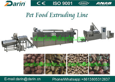 Máquina del extrusor de tornillo del alimento dos del producto alimenticio/maquinaria de comida de perro