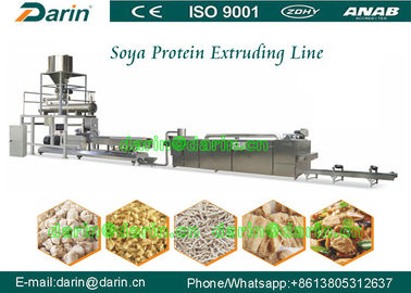 Línea vegetal extrusor de la producción alimentaria de la proteína de las pepitas de la máquina/soja de la fibra