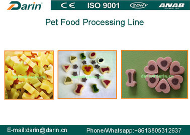 Línea de transformación del alimento para animales para los bocados del chew del perro, invitaciones, piensos semi húmedos