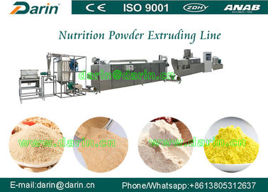 Máquina auto del extrusor de la comida, cadena de producción alimenticia infantil del polvo