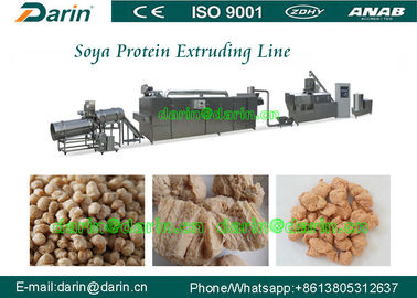 Máquina ahorro de energía del extrusor de la soja, equipo de la transformación de los alimentos de las pepitas de la soja