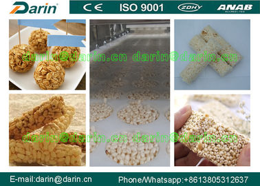 Cadena de producción comercial de la barra del cereal 9kw para la formación de la barra de cacahuete