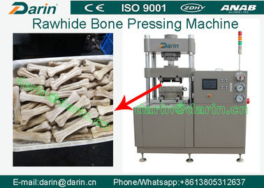 Control presionado hueso del PLC de la prensa de planchar de los huesos del cuero crudo del Chew del perro casero