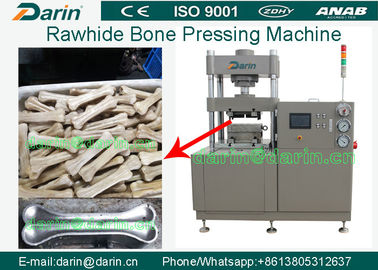 Control presionado hueso del PLC de la prensa de planchar de los huesos del cuero crudo del Chew del perro casero