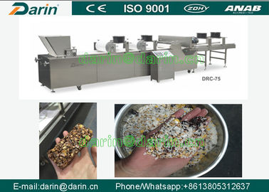 Barra del sésamo de la categoría alimenticia del DRC-75 SUS304 de DARIN/cortadora del caramelo del cacahuete
