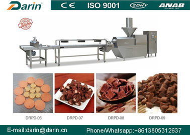 Cadena de producción desigual natural de alimento para animales de 100 invitaciones SUS 304 de la máquina del alimento para animales de la pechuga de pollo