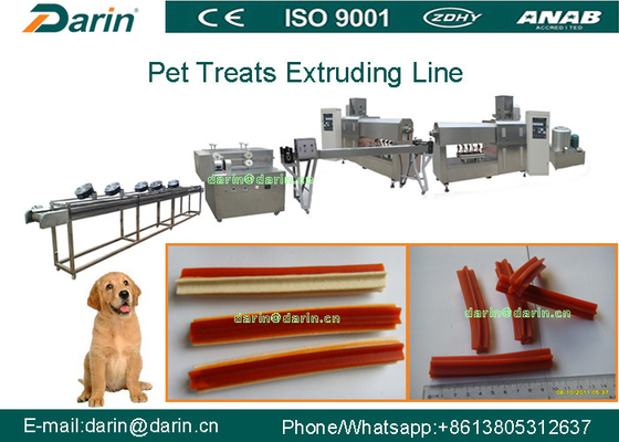 El extrusor semi húmedo de la comida de perro de la torsión de  para el animal doméstico trata/bocado/los Chews