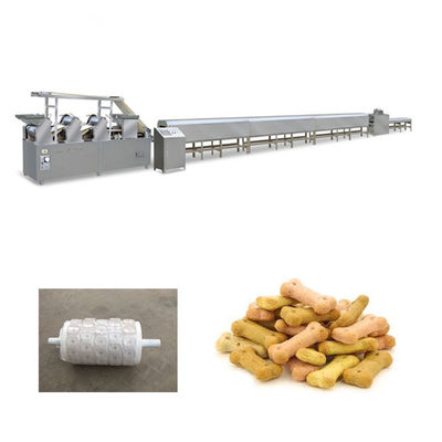 Máquina de fabricación de galletas de perro de acero inoxidable Producción de galletas para mascotas