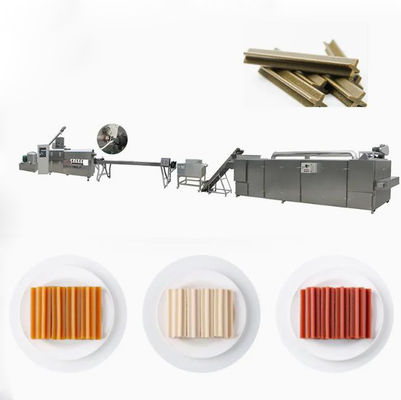 Extrusor de comida para perros semi húmedo para mascotas / bocadillos / masticados