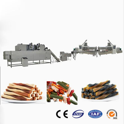 Extrusor de comida para perros semi húmedo para mascotas / bocadillos / masticados