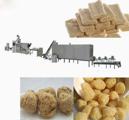 Línea de procesamiento de máquina extrusora de soya texturizada aprobada por la CE con 150 kg/h