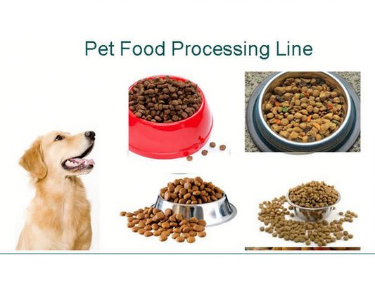 Extrusor de alimentos para mascotas más saludables Alimento flotante para peces / pellets para perros / planta de procesamiento