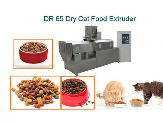 Línea de producción de alimentos para perros con pellets más saludables SUS304 Extrusora flotante de alimentos para peces