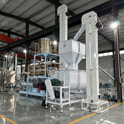 Máquina extrusora de doble husillo para línea de producción de snacks para perros y peces