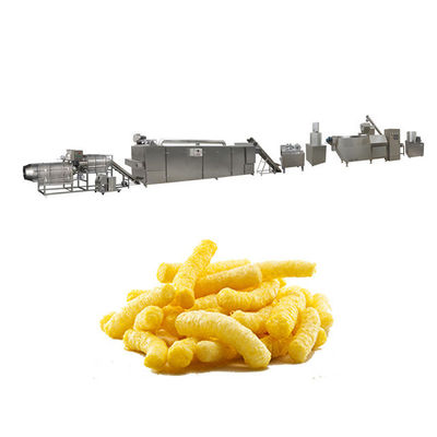 Máquina del bocado del soplo del maíz de los cereales del PLC Chocos de Siemens con la pantalla táctil