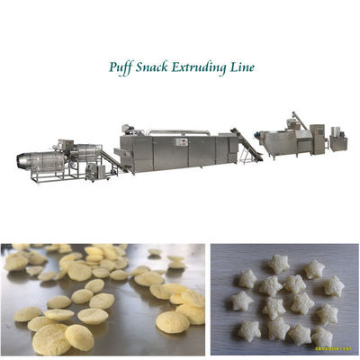 Máquina del bocado del soplo del maíz de los cereales del PLC Chocos de Siemens con la pantalla táctil