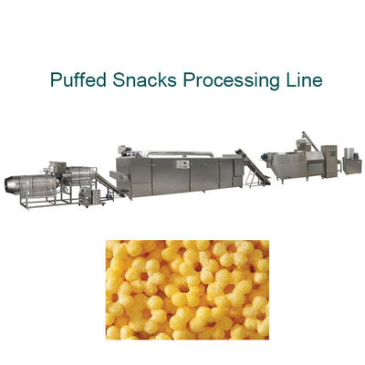 La bola forma la máquina de los bocados del soplo del maíz