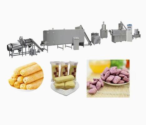 La bola forma la máquina de los bocados del soplo del maíz