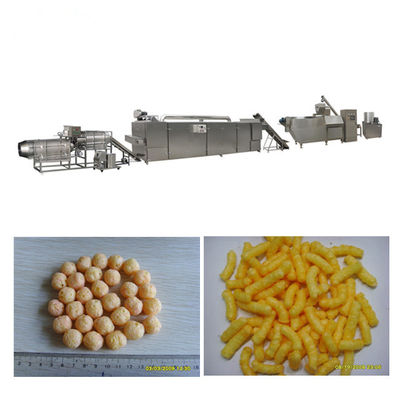 El doble de la máquina del extrusor de los snacks del soplo del maíz atornilla el acero inoxidable
